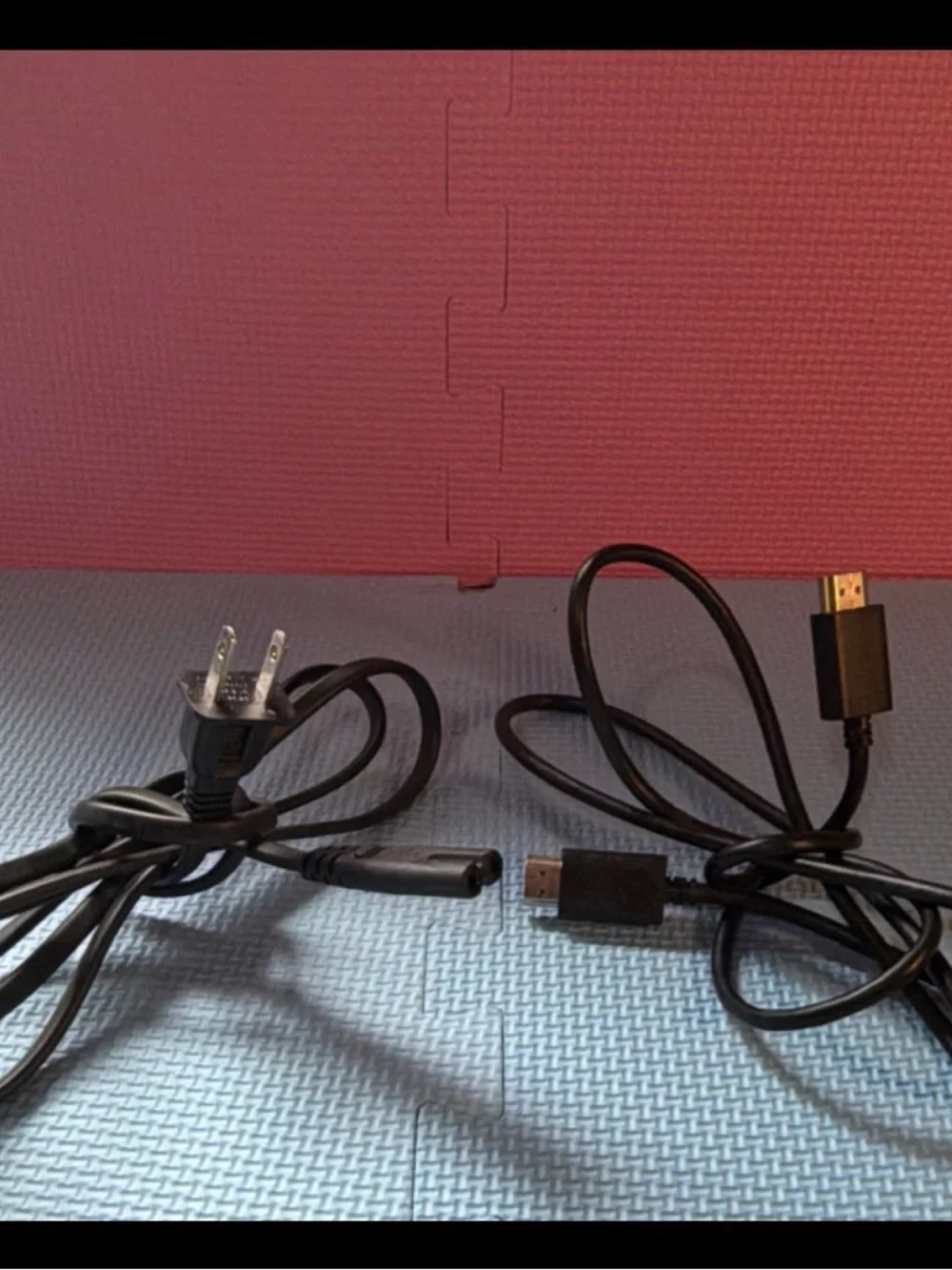 Assorted Black Power & HDMI Cables